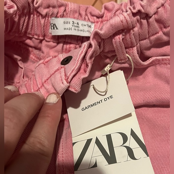 (NWT) zara garment dye shorts - Picture 4 of 5
